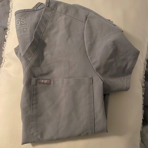 Figs Scrubs Top Light gray Size Medium